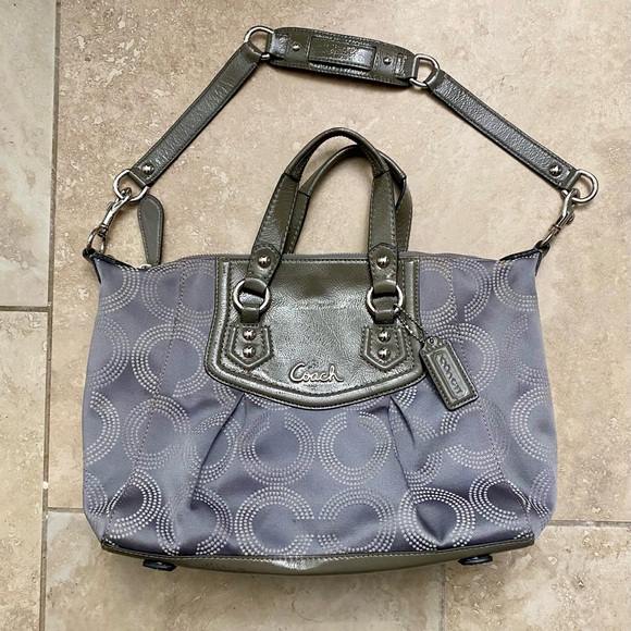 Coach Handbags - Coach Ashley Dotted C Signature Convertible Satchel Shoulder Bag